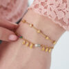 Armband met hartrij