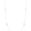 Lange ketting met bloemen