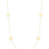 Lange ketting met bloemen