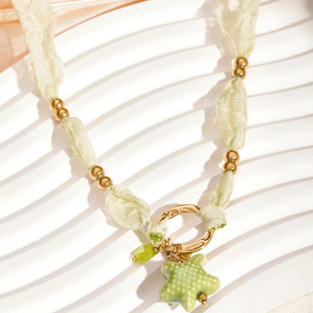 Groene ketting met zeester