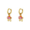 Hanger met bloem en gekleurde kralen