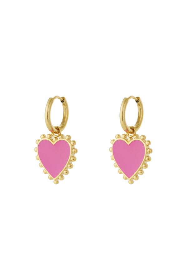 Hanger met roze hart