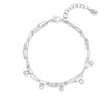Meerlaagse armband met strass steentjes
